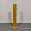 Pullert 100x100x1000 mm med centreret fod – stål